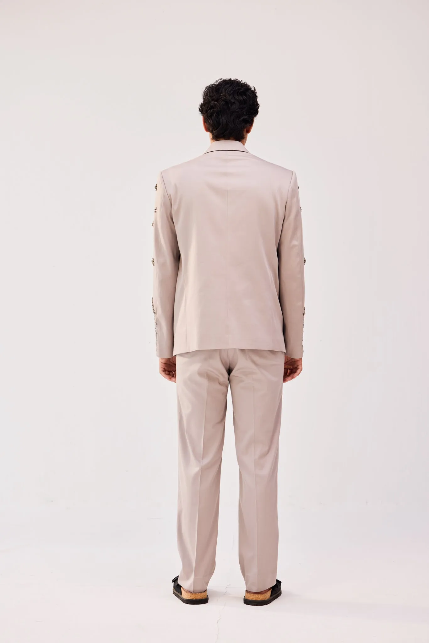 "Le Monte Carlo" hand embroidered blazer