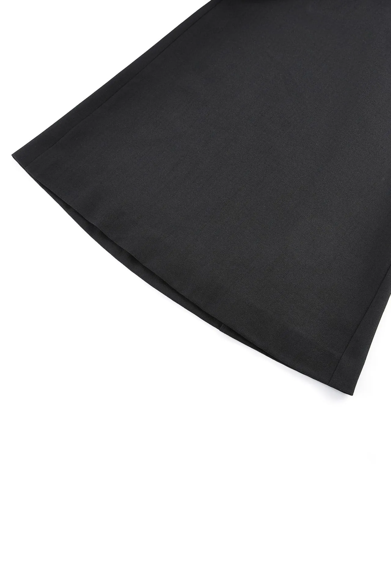 Rayon Blend Wide Leg  Casual Pants