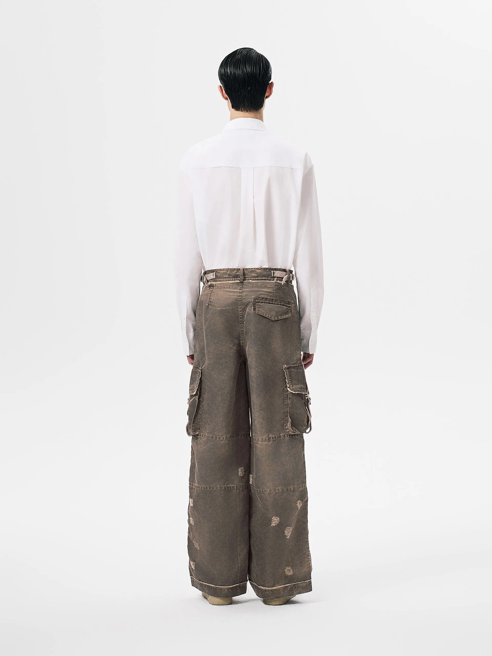 SANDWASHED   CARGO PANTS