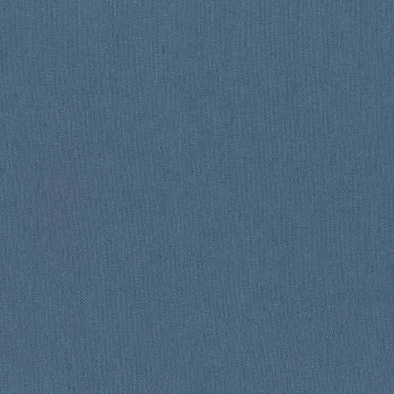 Sashiko Fabric - Cotton-Linen - CADET