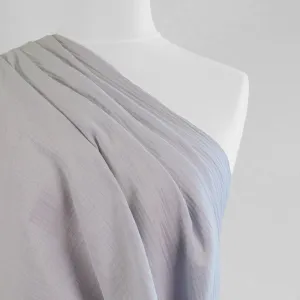 Seoni - Silver Grey Cotton Double Gauze Woven Fabric
