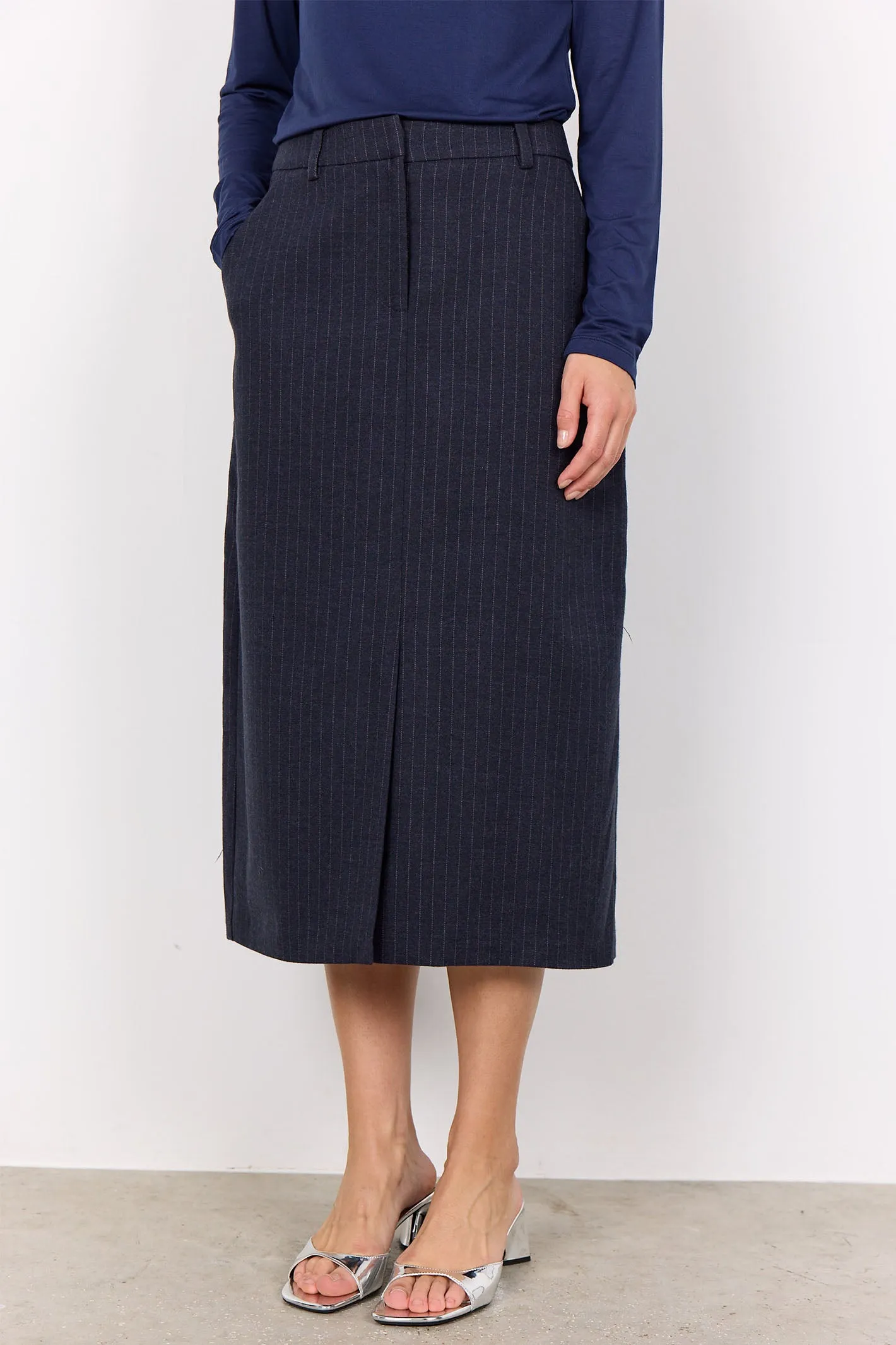 Soya Concept 40873-20 96799-8B SC-Isabelle 4 Skirt Blue Iris Melange
