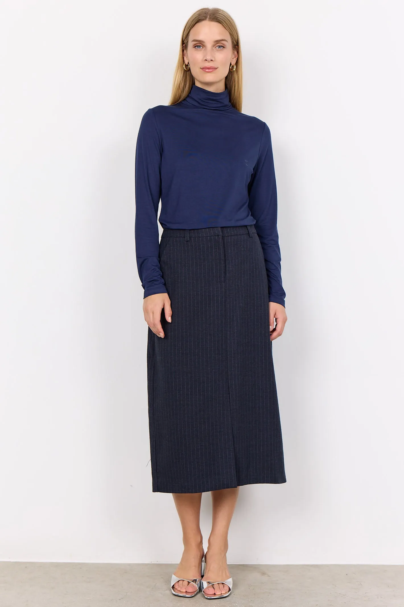 Soya Concept 40873-20 96799-8B SC-Isabelle 4 Skirt Blue Iris Melange