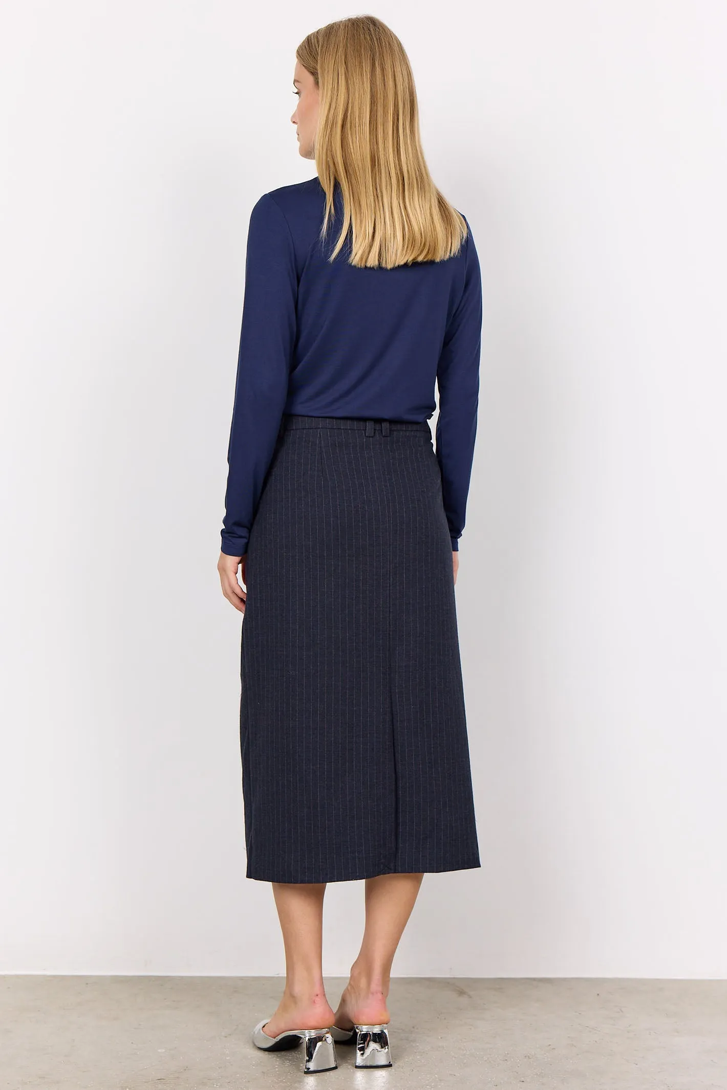 Soya Concept 40873-20 96799-8B SC-Isabelle 4 Skirt Blue Iris Melange