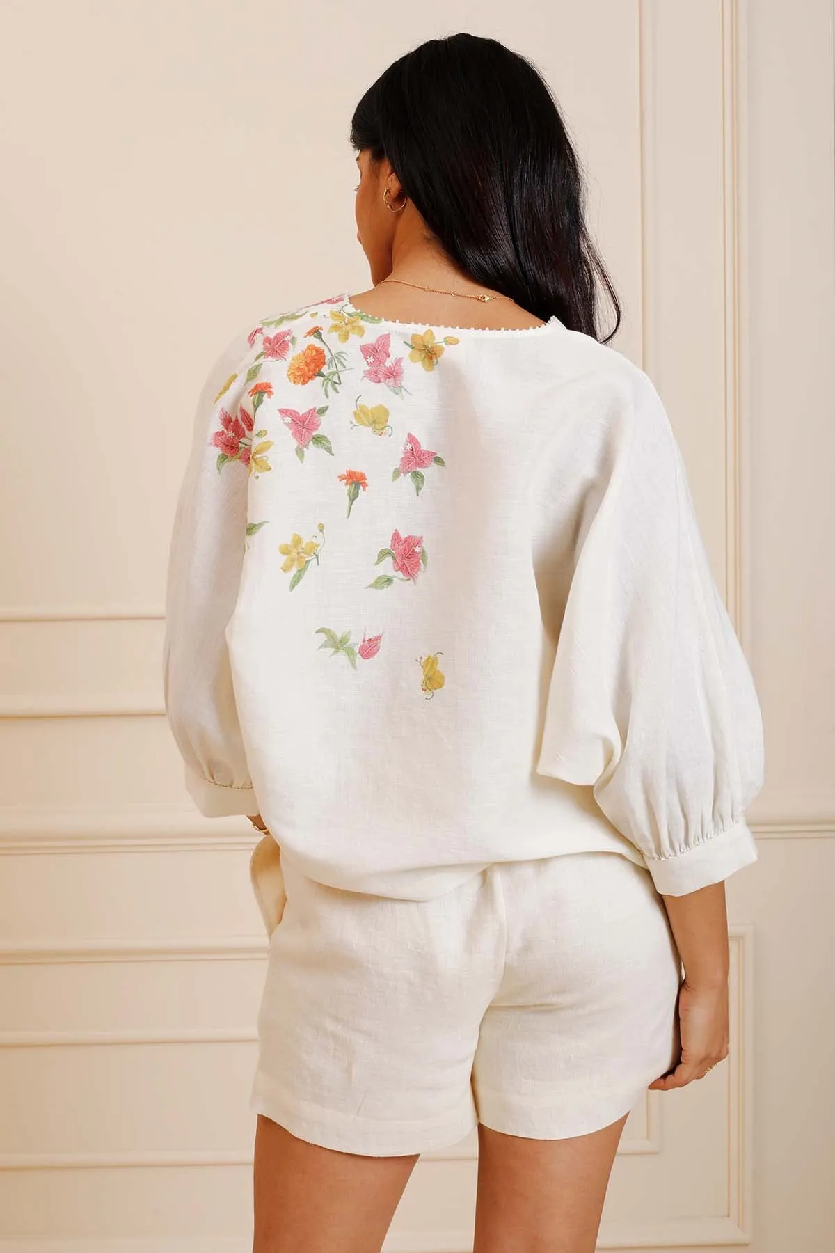 Summer Printed Kimono Top