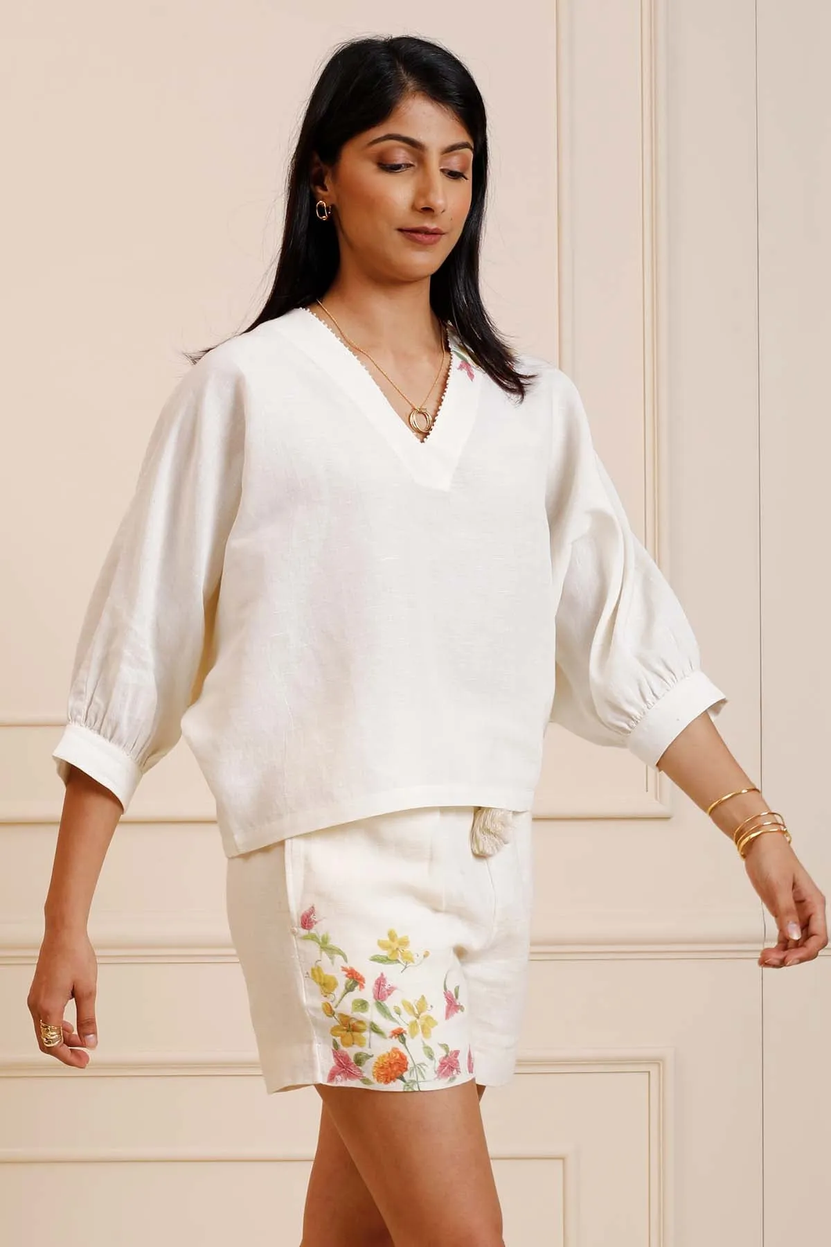 Summer Printed Kimono Top