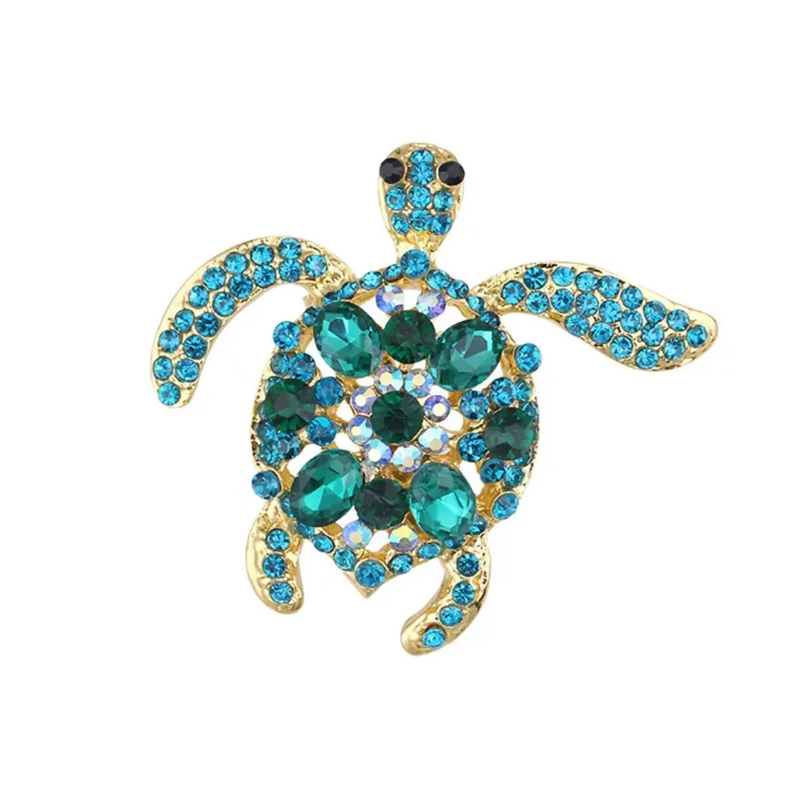 Sweater Clips Blue Green Turtle Cardigan Clasp Sweater Clip Gift Gifts for Her by Fabulici