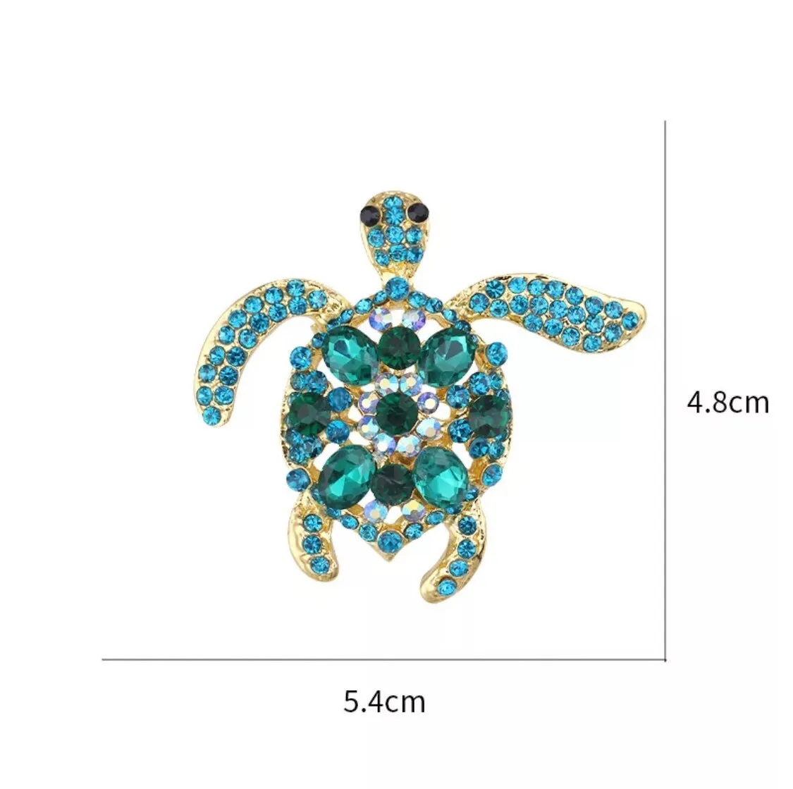 Sweater Clips Blue Green Turtle Cardigan Clasp Sweater Clip Gift Gifts for Her by Fabulici