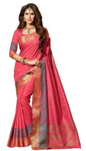 Traditional Classic  Bright Coloured Beige woven Tussar Silk Saree