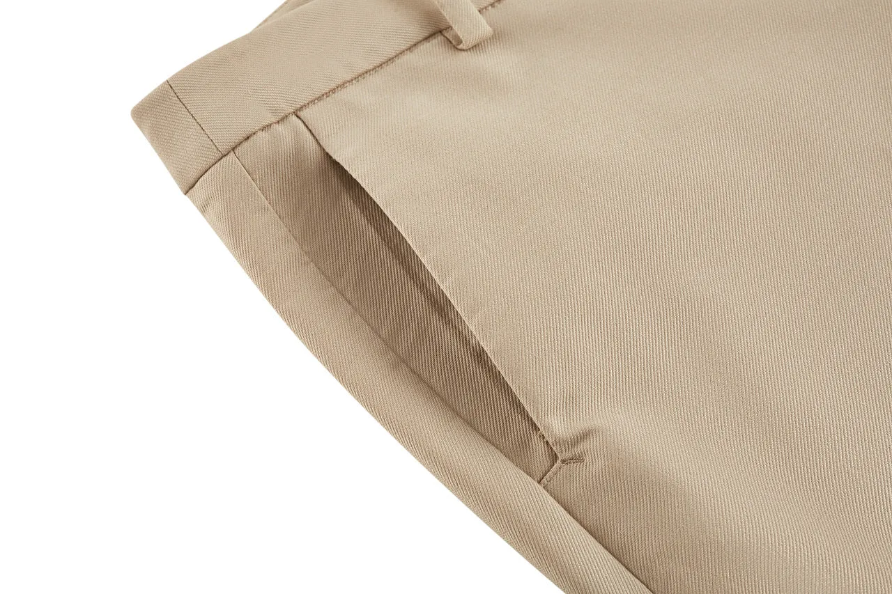 Twill Cotton Skinny Pants
