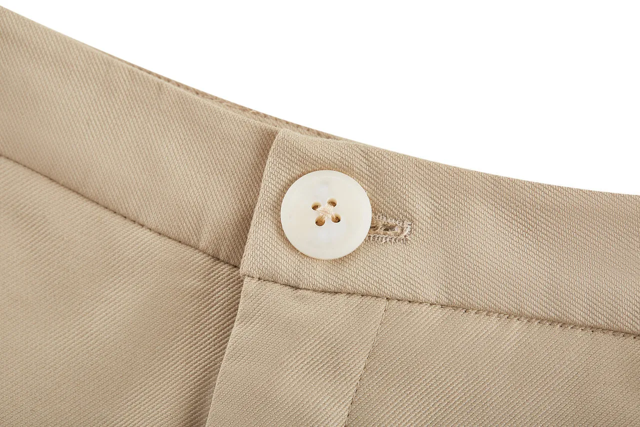 Twill Cotton Skinny Pants