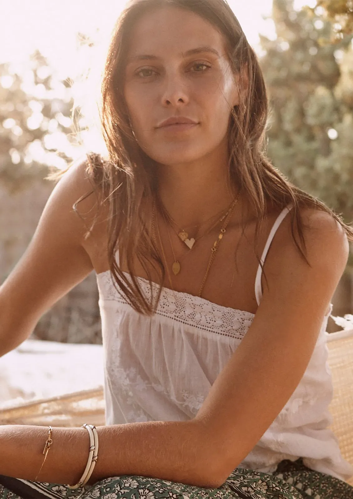 Vela Embroidered Cami Top
