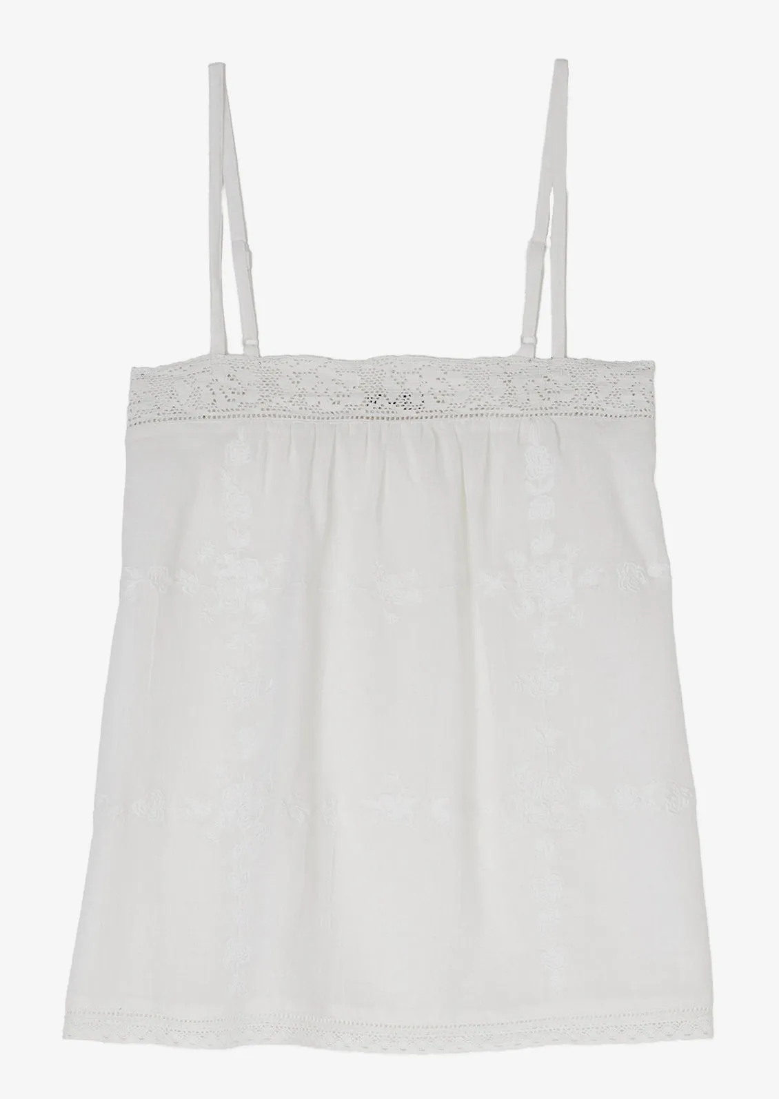 Vela Embroidered Cami Top
