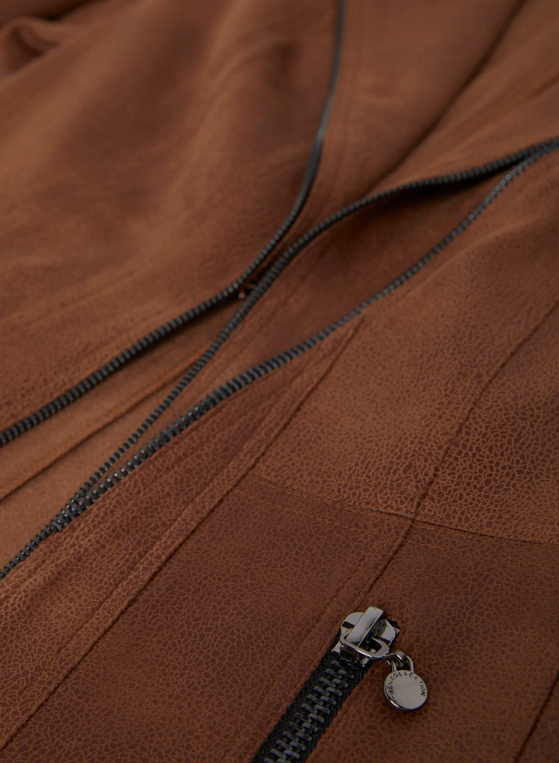 Vex - Faux Suede Redingote