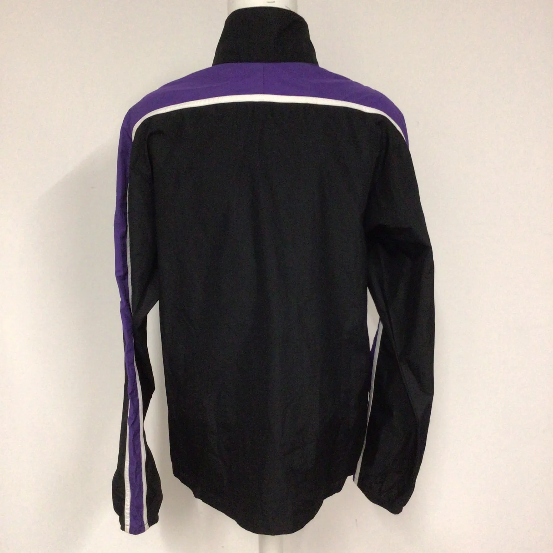 Vintage Nike Black & Purple Packable Windbreaker Jacket Size S