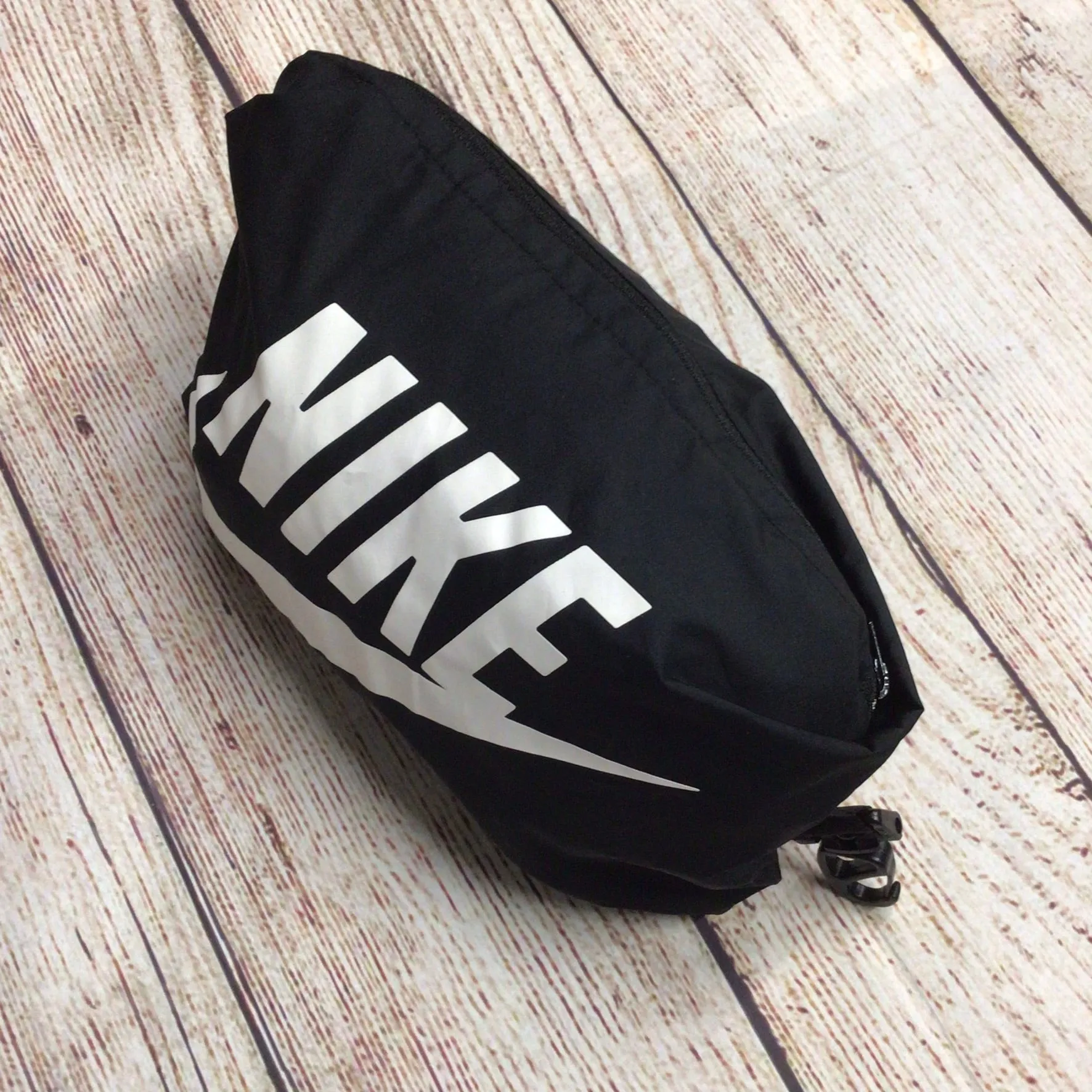 Vintage Nike Black & Purple Packable Windbreaker Jacket Size S