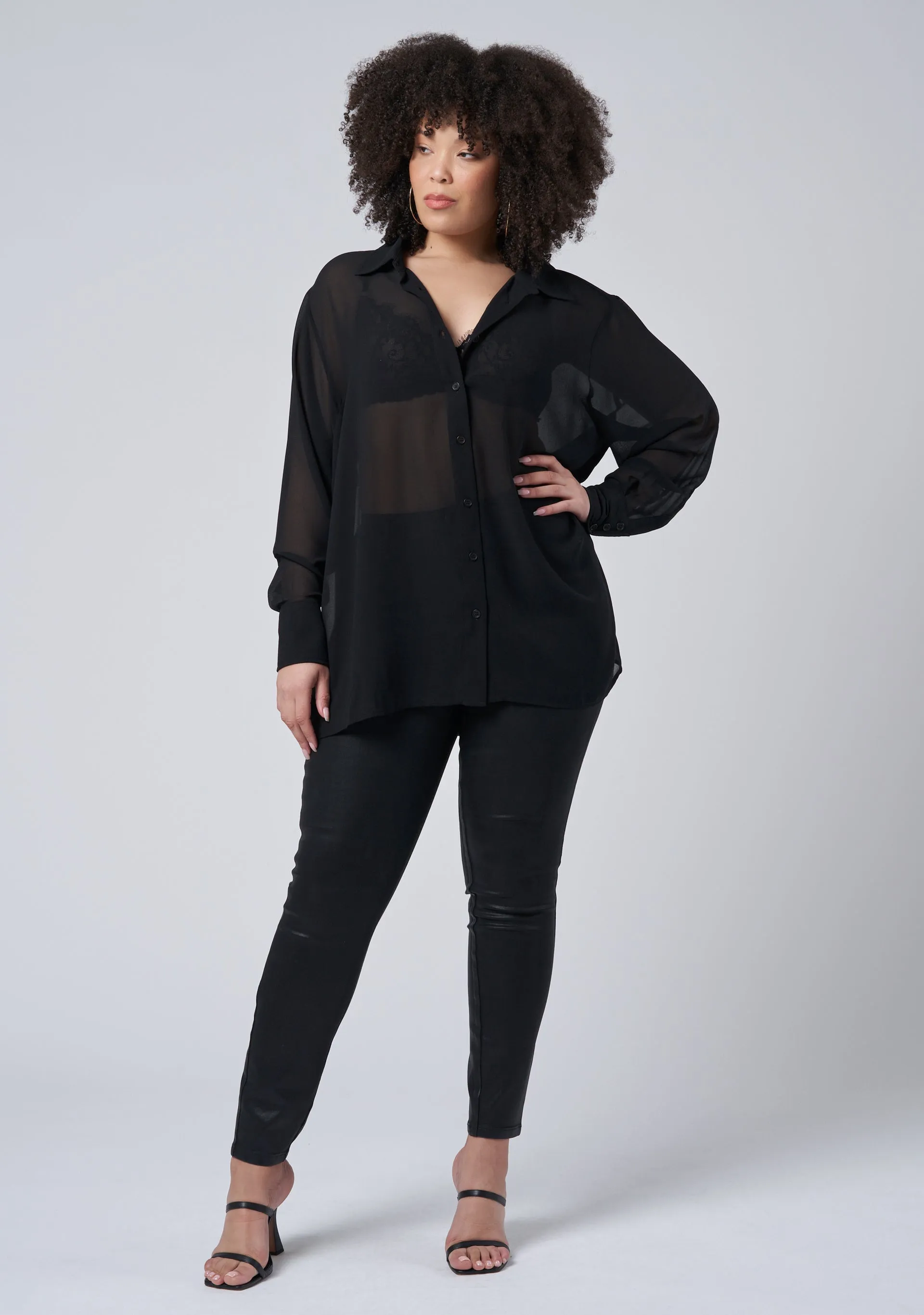 Vixen Sheer Shirt