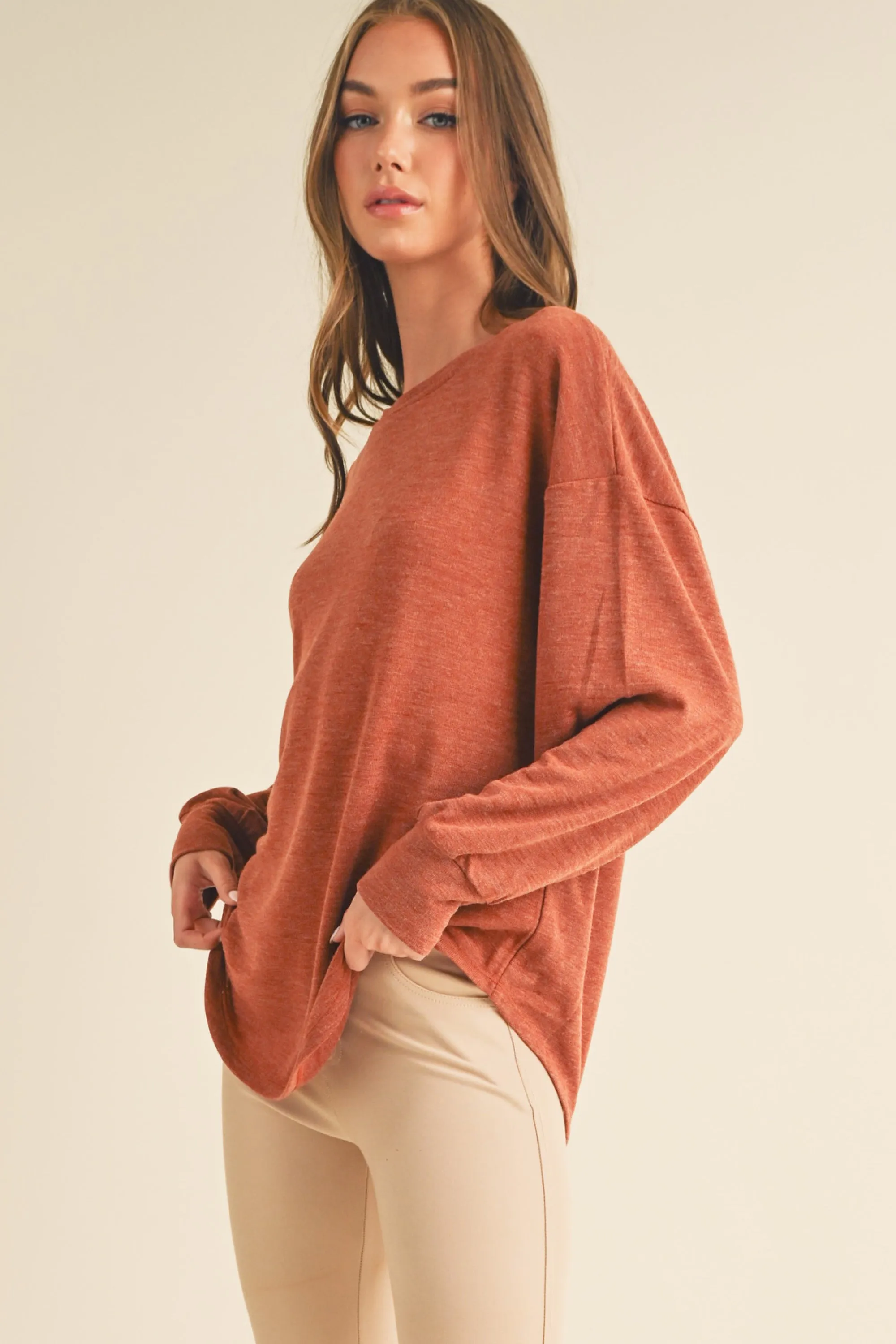 Women's Crewneck Loose Fit Top