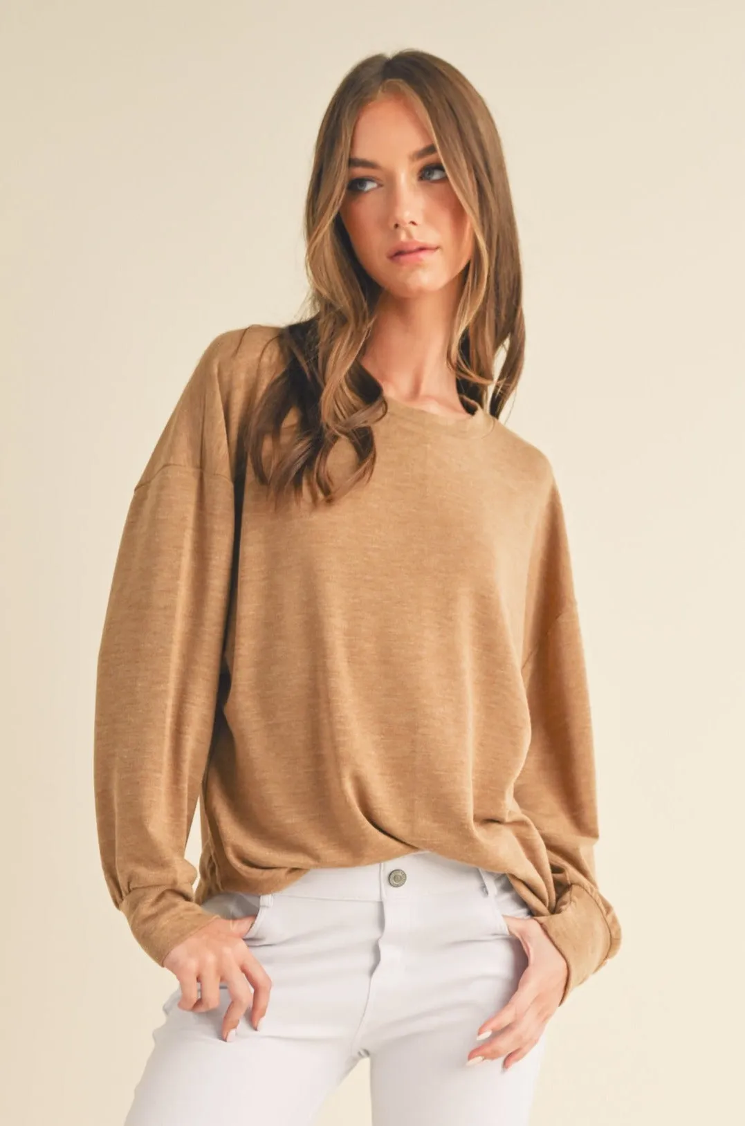 Women's Crewneck Loose Fit Top