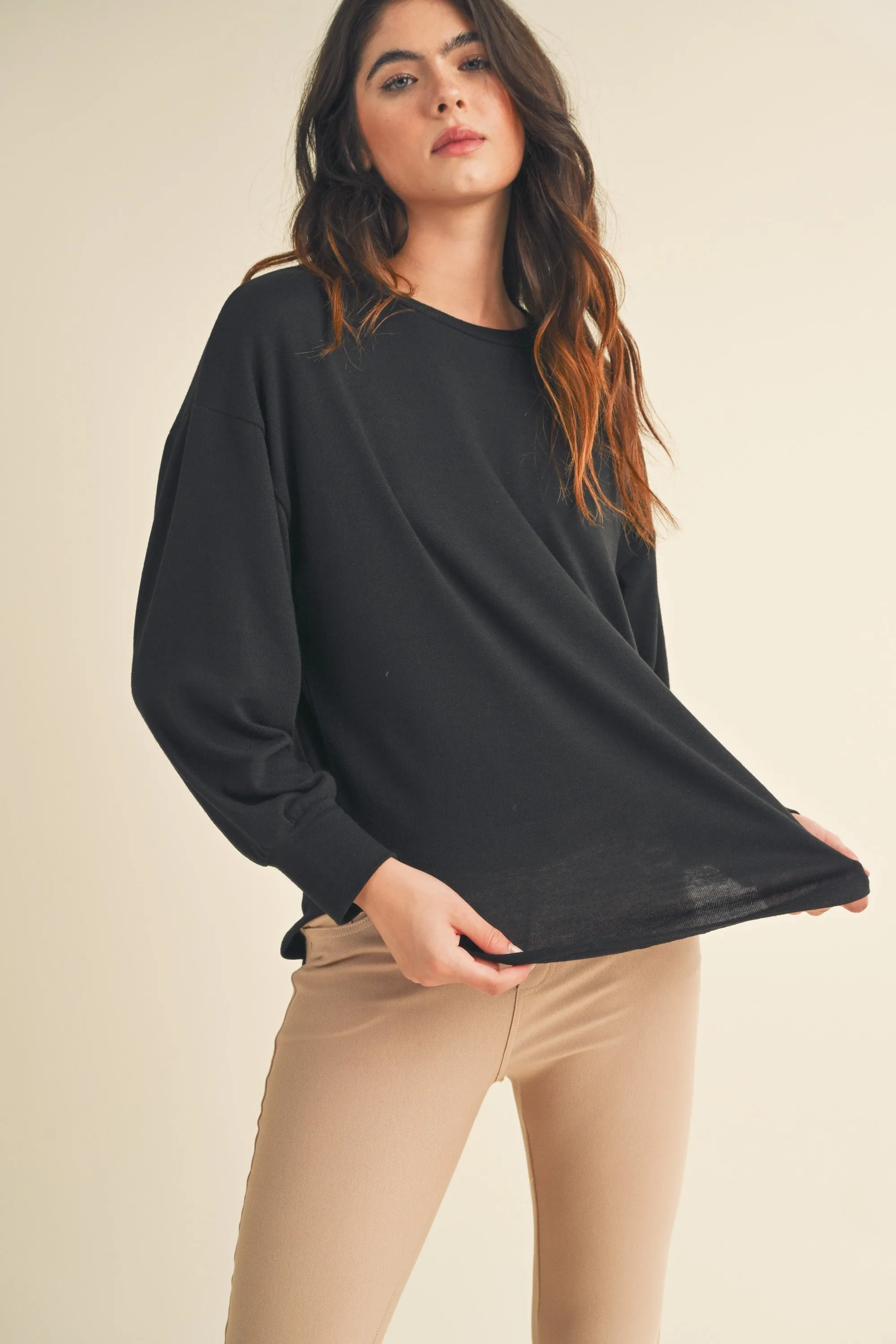 Women's Crewneck Loose Fit Top