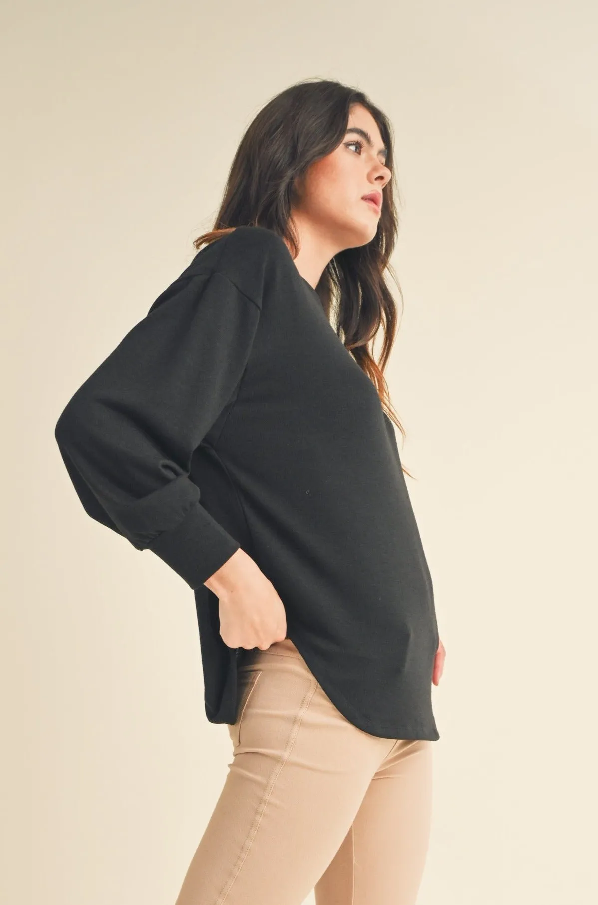 Women's Crewneck Loose Fit Top
