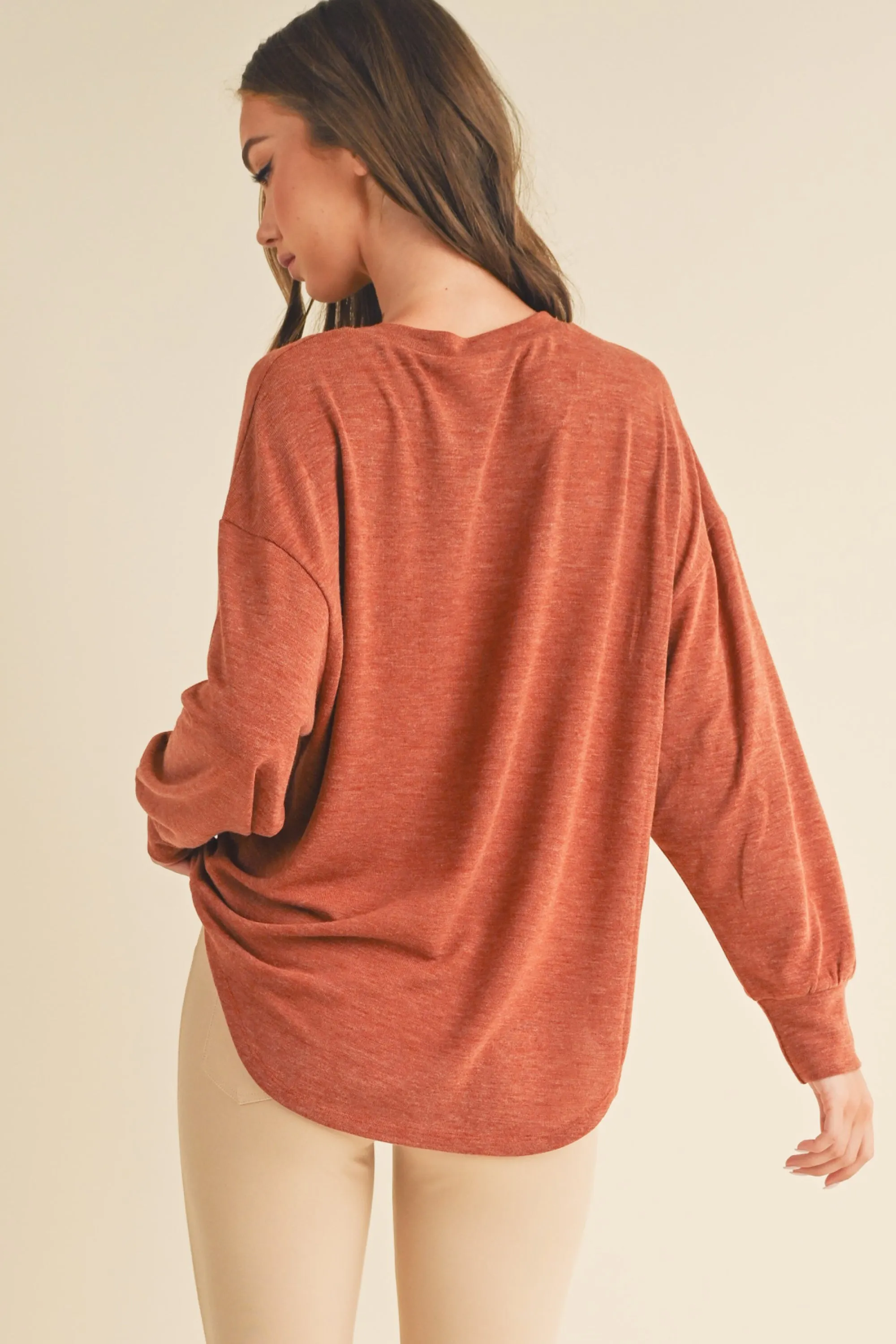 Women's Crewneck Loose Fit Top