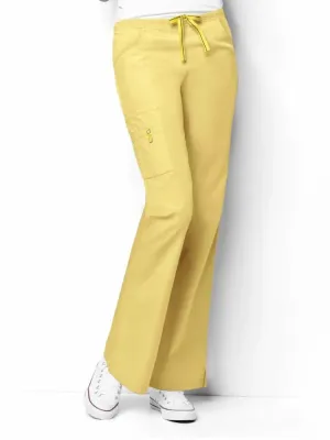 WonderWink Origins Women's Romeo Cargo Scrub Pant | Yellow