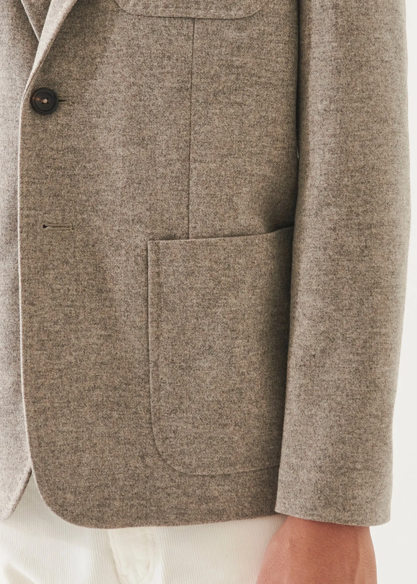 Wool Two-Button Blazer