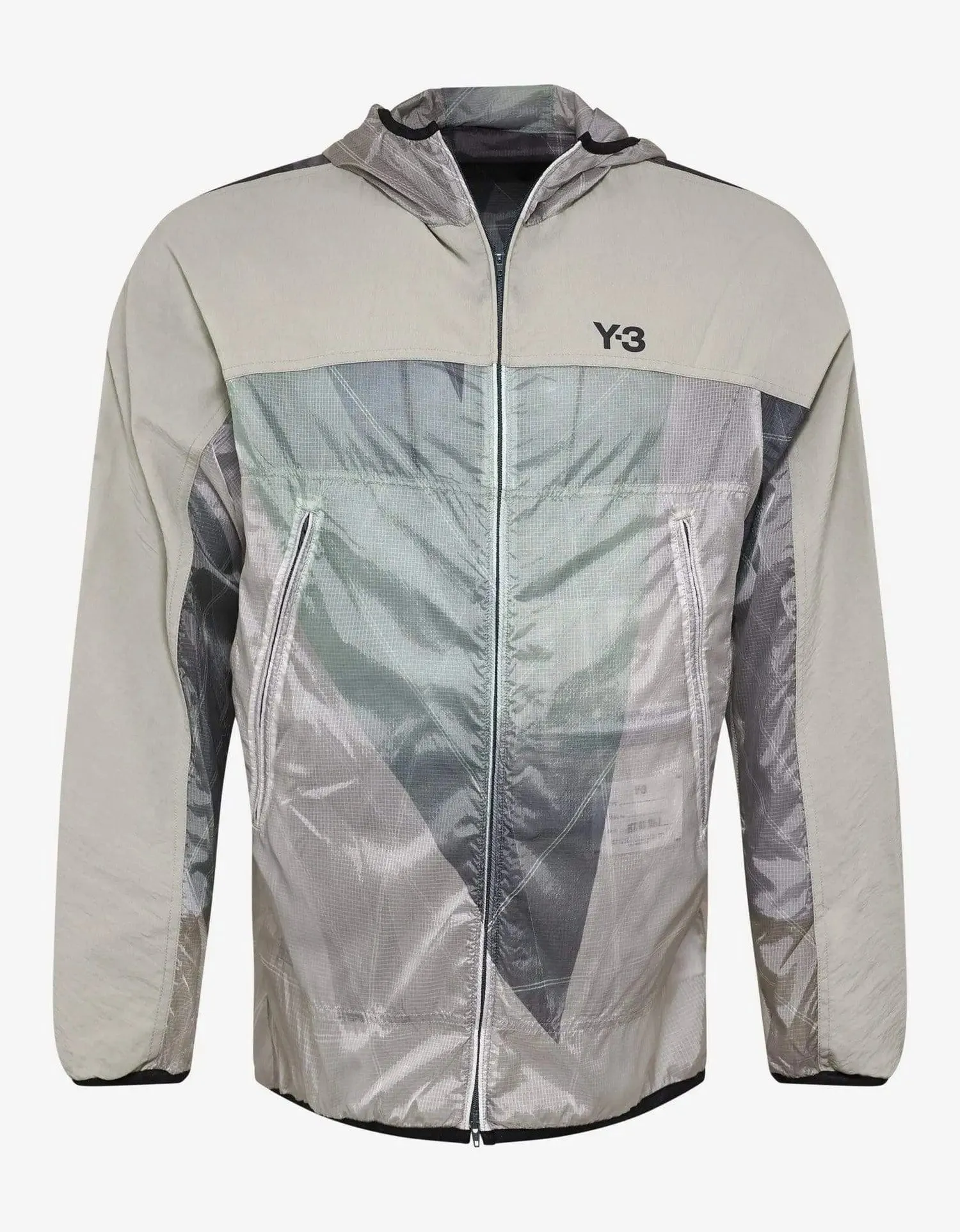 Y-3 Beige AOP Packable Jacket